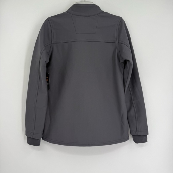 Carhartt Jacket Womens Size S Gray Rugged Flex Peak Bonded Fleece Scrub NWT - Picture 10 of 12